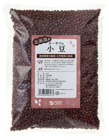 【送料無料】オーサワの国産小豆(北海道産)　1kg　x4個セット