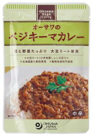 【送料無料】オーサワのベジキーマカレー(レンズ豆入り)　150g×4個セット　オーサワジャパン