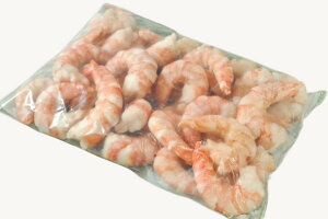 【朝市場直行】エビ IQFむきブラックタイガー海老(16-20)(入り数30-50尾位)インドほか 1000g位【冷凍】