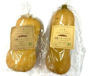 【有機認証】山梨県 八ヶ岳の有機バターナッツかぼちゃ (600g未満) 1個 x2個セット【冷蔵】