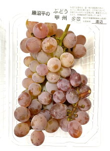 【減農薬】山梨県 ぶどう 勝沼の甲州(種有)約400gP x2個セット【冷蔵】