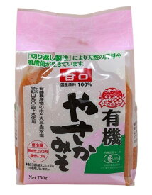 やさか共同農場　有機やさか　甘口味噌　750g　x2個セット【冷蔵】