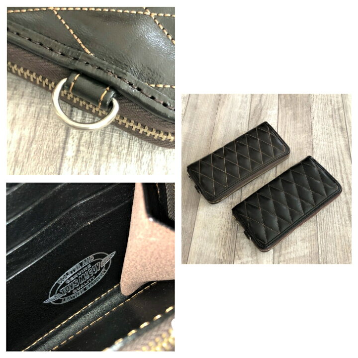 楽天市場】【トイズマッコイ】 レザー キルテッド ウォレット TOYS  