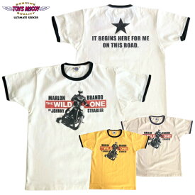 【トイズマッコイ】 ジョニー リンガーTEE ”ジョニー ストレイブラー” TOYS McCOY 乱暴者 THE WILD ONE ザ ワイルド ワン Tシャツ
