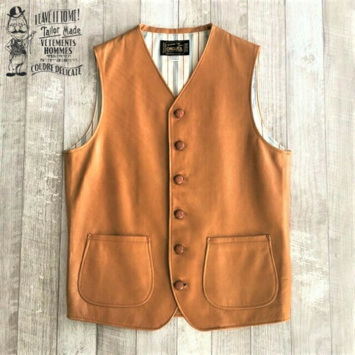 楽天市場】【オルゲイユ】 ステアハイド ジレ ORGUEIL STEER HIDE 