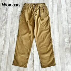 【ワーカーズ】 オフィサー トラウザーズ RL フィット USMC カーキ WORKERS Officer Trousers RL Fit, USMC Khaki 海兵隊 アイビー トラッド