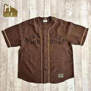 �y�R�����{�z �h�D�[���g�� �x�[�X�{�[���V���c �J�X�^�� �w���L���b�g COLIMBO Doolittle Base Ball Shirt =Custom HELL CATS �~���^���[