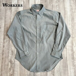 y[J[Yz 6 {^ {^_E Vc bR[fC XJC u[ WORKERS 6 Button BD, Corduroy, Sky Blue ACr[ gbh