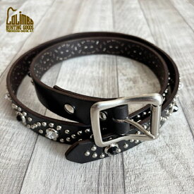 【コリンボ】 ジュエル スタッズ レザー ベルト キャッツ アイ パターン COLIMBO JEWEL STUDDED LEATHER BELT 27mm"Cat's eye Pattern" スタッズベルト