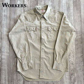 【ワーカーズ】 キャッツ ファミリー ウエスタン シャツ サテン WORKERS Cats Family Western Shirt, L Sateen デニムファミリー ショートホーン