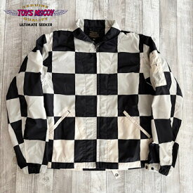 【トイズマッコイ】 ジャケット ユーティリティ チェッカー TOYS McCOY JACKET UTILITY CHECKER レース フラッグ バイカー