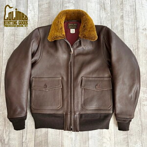�y�R�����{�z �N���t�g�� �G�r�G�[�^�[�Y ���U�[ �W���P�b�g COLIMBO CLIFTON AVIATOR`S LEATHER JACKET WW2 U.S. NAVAL FIGHTER STYLE M-422A ��� G-1