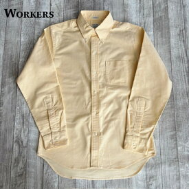 【ワーカーズ】 モディファイド 6ボタン BD スーピマ オックス イエロー WORKERS Modified 6 Button BD, Supima OX, Yellow トラッド アメトラ ボタンダウン シャツ