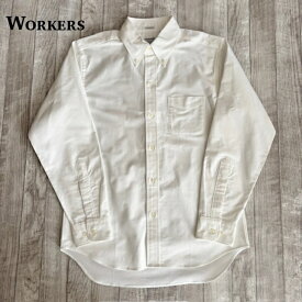 【ワーカーズ】 モディファイド 6ボタン BD スーピマ オックス ホワイト WORKERS Modified 6 Button BD, Supima OX, White トラッド アメトラ ボタンダウン シャツ
