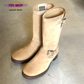【トイズマッコイ】 ザ ワイルド ワン エンジニア ブーツ ラフアウト レザー TOYS McCOY THE WILD ONE ENGINEER BOOTS ROUGHOUT LEATHER 乱暴者 マーロン ブランド