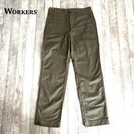 【ワーカーズ】 オフィサー トラウザーズ レギュラー フィット 8 オンス ハンター グリーン チノ WORKERS Officer Trousers, Regular Fit, 8 oz Hunter Green Chino オールド アメリカ