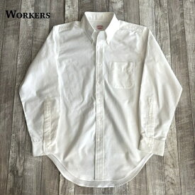【ワーカーズ】 7ボタン BD サンフォーキン コットン オックス ホワイト WORKERS 7 Button BD, San Joaquin Cotton OX, White アイビー トラッド