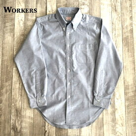 【ワーカーズ】 7ボタン BD サンフォーキン コットン オックス ブルー WORKERS 7 Button BD, San Joaquin Cotton OX, Blue アイビー トラッド