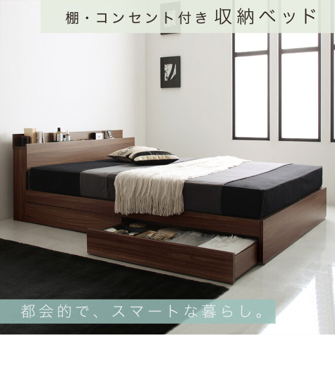 楽天市場】ロングセラー 人気 ベッド ベッドフレーム マットレス付き 