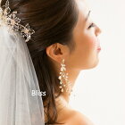 ウェディング 小枝アクセサリー【小枝 フラワー キラキラ イヤリング（or ピアス より選択） シルバー】イヤリング or ピアス選択　アクセサリー ブライダル 小枝アクセサリー ナチュラル リーフ ビジュー フラワー 花 小物 ※ ウエディング 結婚式 二次会 演奏会 発表会