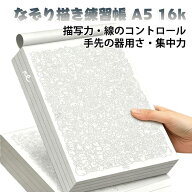 トレースブック なぞり描き練習帳 なぞり描き練習帳 A5 小学校 線画 お絵描き 練習ノート お習字 トレー…