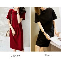 楽天市場】tシャツワンピ 膝丈の通販