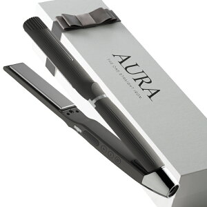 AURA THE ONE STRAIGHT IRON �U�E���� �X�g���[�g�w�A�A�C�����bBLACK GRAY BEIGE WHITE�b�T�����A��̂悤�Ȏd�オ�� �w�A�A�C���� �c���� �_���[�W�y�� ���Z