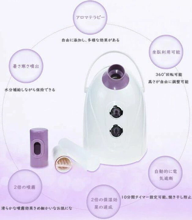 楽天市場】スチーマー美顔器 フェイススチーマー 美顔スチーマーエステ 