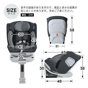 yt@ڂ̂ŉĂKz`ChV[g VS R129K V ISOFIX 0΁`12΍ 360x] 40`150cm WjAV[g 􂦂 tȒP LbYV[g xr[V[g oYj 