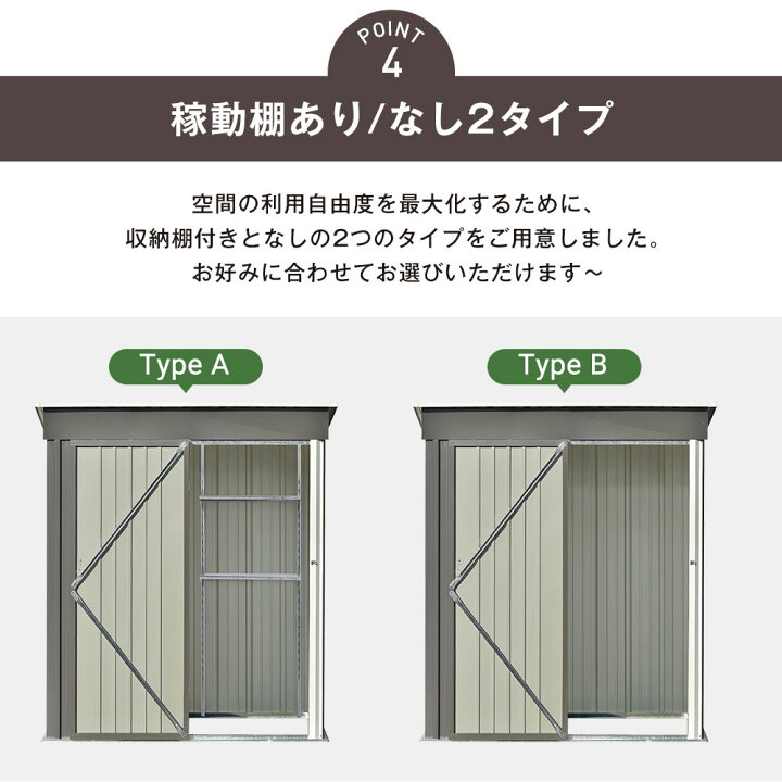楽天市場】物置 屋外 スチール 倉庫 戸外収納庫 幅162*奥行き92*高181 