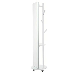 鏡 全身ミラー スタンドミラー 姿見 キャスター ハンガーラック 玄関 おしゃれ 収納 スタンド 回転 DIY 自撮り鏡鏡 ミラー 鏡 壁掛け鏡 全身鏡 飛散防止加工 全身ミラー ドレッサー スリムミ