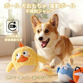 ＼ポイント4倍／犬 おもちゃ 犬用ボール 電動ボール 自動で動く ボールおもちゃ ペットおもちゃ USB充電式 噛む ストレス解消 運動不足対策 留守番対策 知育玩具 音が鳴る 転がる 小型犬 中型犬 大型犬 室内遊び 耐久性 安全素材 洗える 愛犬 遊