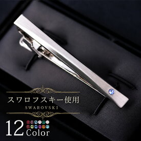 【楽天ランキング1位入賞！】 ネクタイピン 誕生石 タイピン プレゼント ギフト 誕生日 日本製 シルバー おしゃれ かっこいい タイバー ストーン 結婚式 フォーマル 男性 メンズ シルバーアクセサリー 記念日 誕生日プレゼント 父の日 [M便 1/3]
