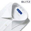 【ポイント2倍!クーポン300円OFF!~8/11 01:59まで!】 BLITZ 長袖 ニットシャツ ホワイト レギュラーカラー ノーアイロン ワイシャツ メンズ シャツ [ 着心地 ポロシャツ 肌触り 質感 柔らかい 生地 縫製 機能性 サイズ 豊富 洗濯 ビジネス フォーマル 白 無地 ]