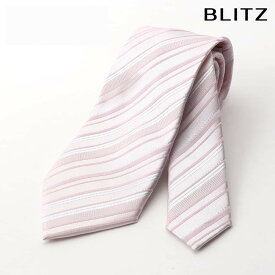 【BLITZ】 ネクタイ 礼装 ウォッシャブル 洗える ピンク メンズ ワイシャツ スーツ おしゃれ 紳士 シンプル ビジネス 仕事 結婚式 就活 人気 ギフト プレゼント 30代 40代 50代 60代 卒業式 [M便 1/5]