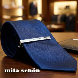 【mila schon】 ネクタイピン ミラショーン ブランド タイピン タイバー ミラ メンズ 紳士用 ネクタイピン ブランド ネクタイ タイバー アクセサリー ビジネス フォーマル プレゼント ギフト シルバーアクセサリー 40代 50代 就職祝い 男性卒業式 父の日
