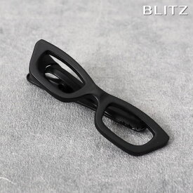 【BLITZ】 ネクタイピン レギュラー ブラック 眼鏡モチーフ メンズ タイバー タイピン ネクタイ スーツ おしゃれ シンプル ビジネス 仕事 結婚式 就活 人気 ギフト プレゼント 名入れ 刻印 名入れネクタイピン 20代 30代 40代 50代 60代 入学式 卒業式 [M便 1/30]