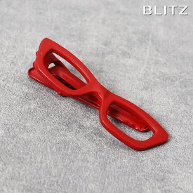 【BLITZ】 ネクタイピン レギュラー レッド 眼鏡モチーフ メンズ タイバー タイピン ネクタイ スーツ おしゃれ シンプル ビジネス 仕事 結婚式 就活 人気 ギフト プレゼント 名入れ 刻印 名入れネクタイピン 20代 30代 40代 50代 60代 入学式 卒業式 [M便 1/30]