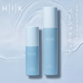 HIK BASIC SET セラム(80ml)＆ミスト(150ml ) 2点セット ベーシックセット ミスト化粧水 ハリ肌 角質層浸透 うるおい 肌引き締め ベースケア ヒック