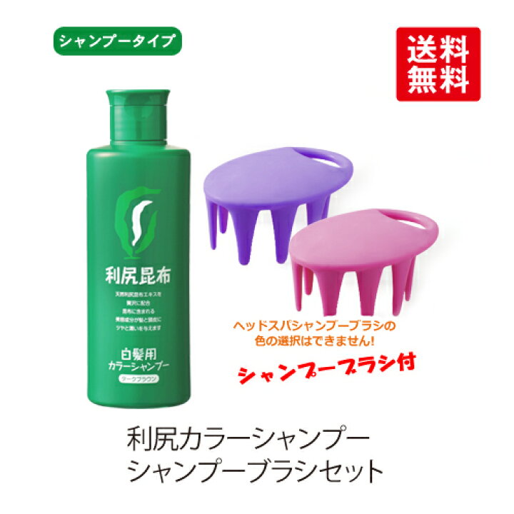 楽天市場 利尻カラーシャンプー シャンプーブラシ付セット シャンプーで白髪染め 当店限定 送料無料 27種類の植物エキスで髪 頭皮に優しい 利尻昆布エキス 使い続けるほどに染まる あす楽未対応 ピュール サスティ 母の日 Blondie Blond