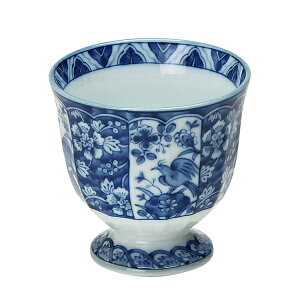 【花凛】【美濃焼】染付更紗ポット茶器揃【染付,藍,茶器セット】【bloom-plus】