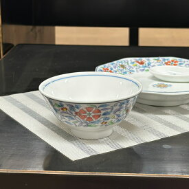美濃焼 スープ碗 五彩牡丹12cm 中華食器 和食器 小鉢 日本製