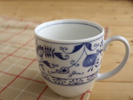 エルベ マグカップ径8.5x高8.8cm 300ml 美濃焼 ブルーム 日本製 陶器 食器 プレゼント 染付 ブルー