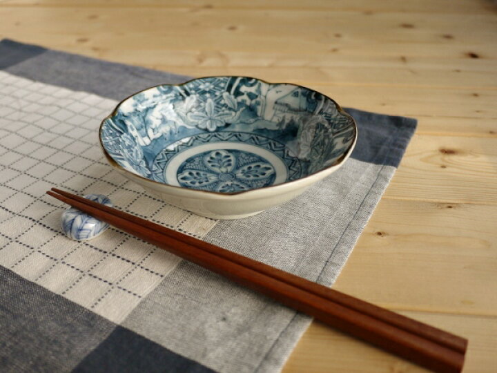 楽天市場】【単品】染付小鉢 祥瑞山水 径14.5x高4.5cm 和食器 45浅鉢 