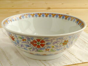 アウトレット 五彩牡丹 高台 ラーメン鉢 20.5cm美濃焼 中華 ラーメン丼 ラーメンどんぶり 大きい 68麺鉢