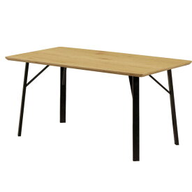 ダイニングテーブル 幅140 テーブル 4人掛け 食卓テーブル 作業台 木目 長方形 角型 アイアン ヴィンテージ調 アンティーク風 レトロ おしゃれ