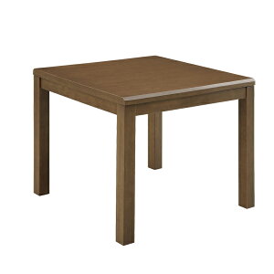 ダイニングこたつテーブル ハイタイプ 幅80 奥行80 こたつ テーブル 暖卓 木製 ハロゲンヒーター 手元コントローラー シンプル 単品