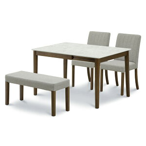 ダイニングセット 4点 幅80 幅120 伸長式 ダイニングテーブルセット ダイニングチェア 4人掛け メラミン 大理石調 石目調 ファブリック おしゃれ モダン