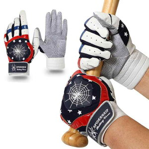 XpC_[Obv ~ߕt obeBOO[u ? VRObvt 싅E\tg{[p ܁ilEWjATCYjSpider Grip Nonslip Batting Gloves