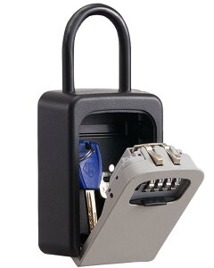 Triphix キーボックス ダイヤル式 壁掛け 屋外 4桁 防犯 セキュリティキーボックス 鍵付きボックス 鍵置き 日本語説明書